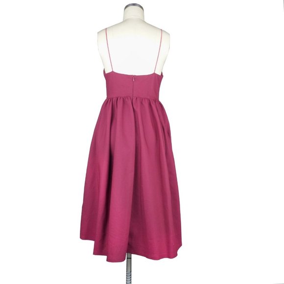 Showpo Wild Night Scoop Neck A-Line Dress Red Sz 10 party cocktail feminine - Picture 3 of 10